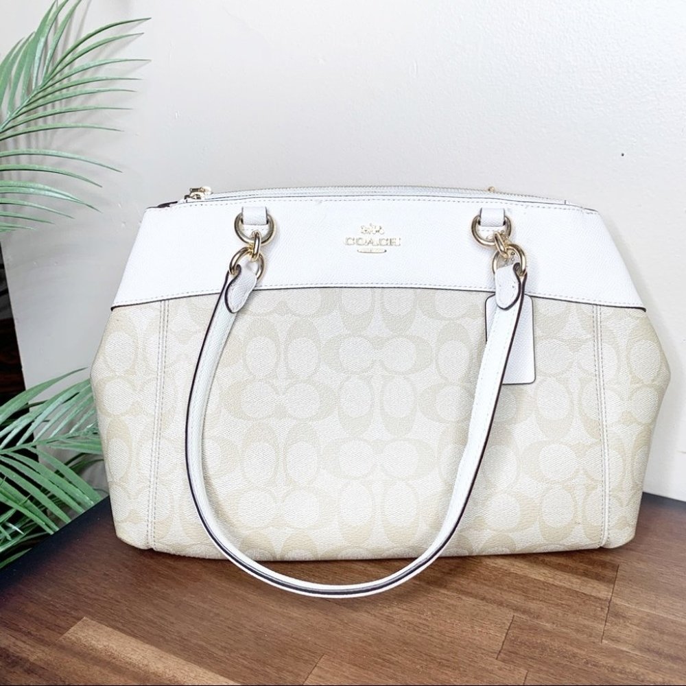 COACH Brooke Carryall Light Khaki